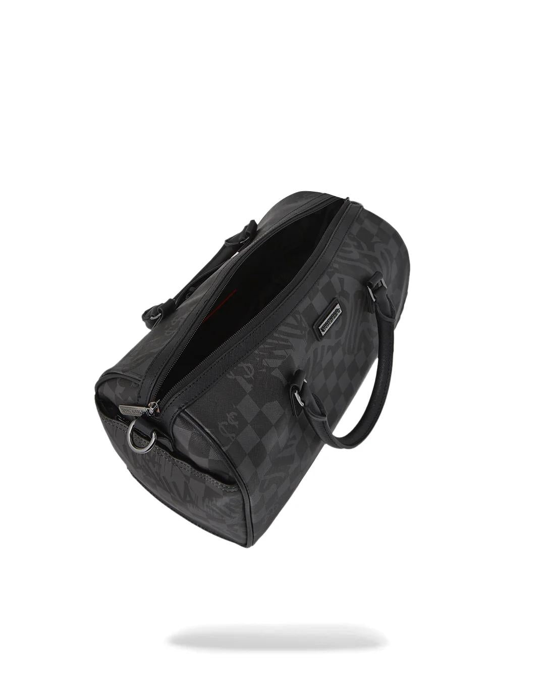 Borsa Sprayground nero 3AM check mini duffle
