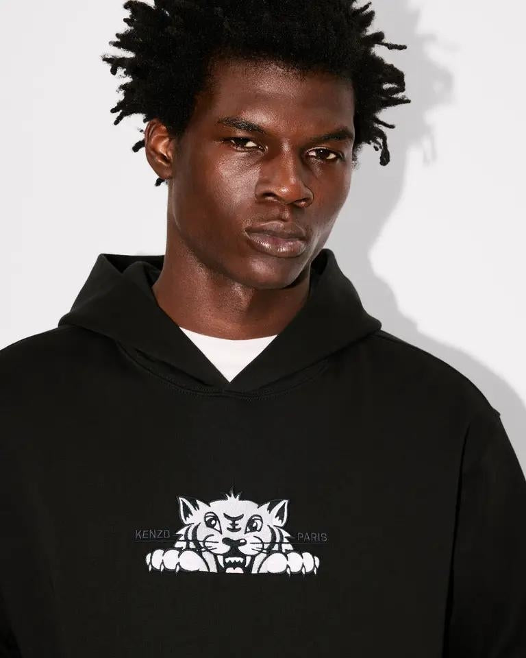 Felpa Kenzo Paris "Happy Tiger" con cappuccio