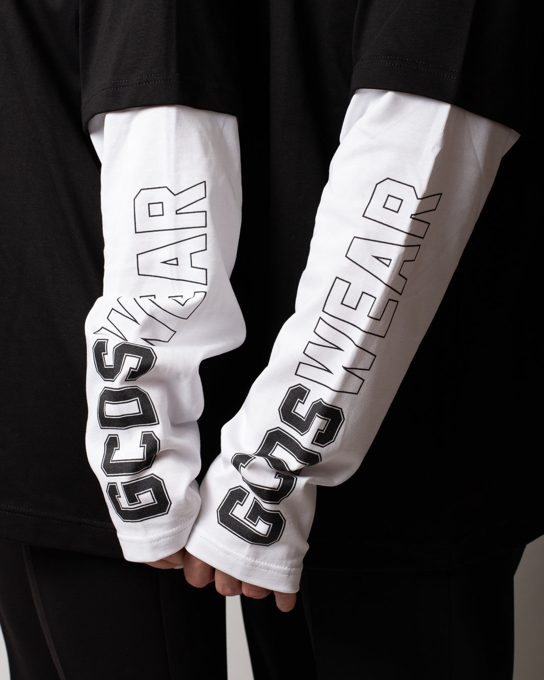 T-Shirt GCDS a manica lunga con stampa