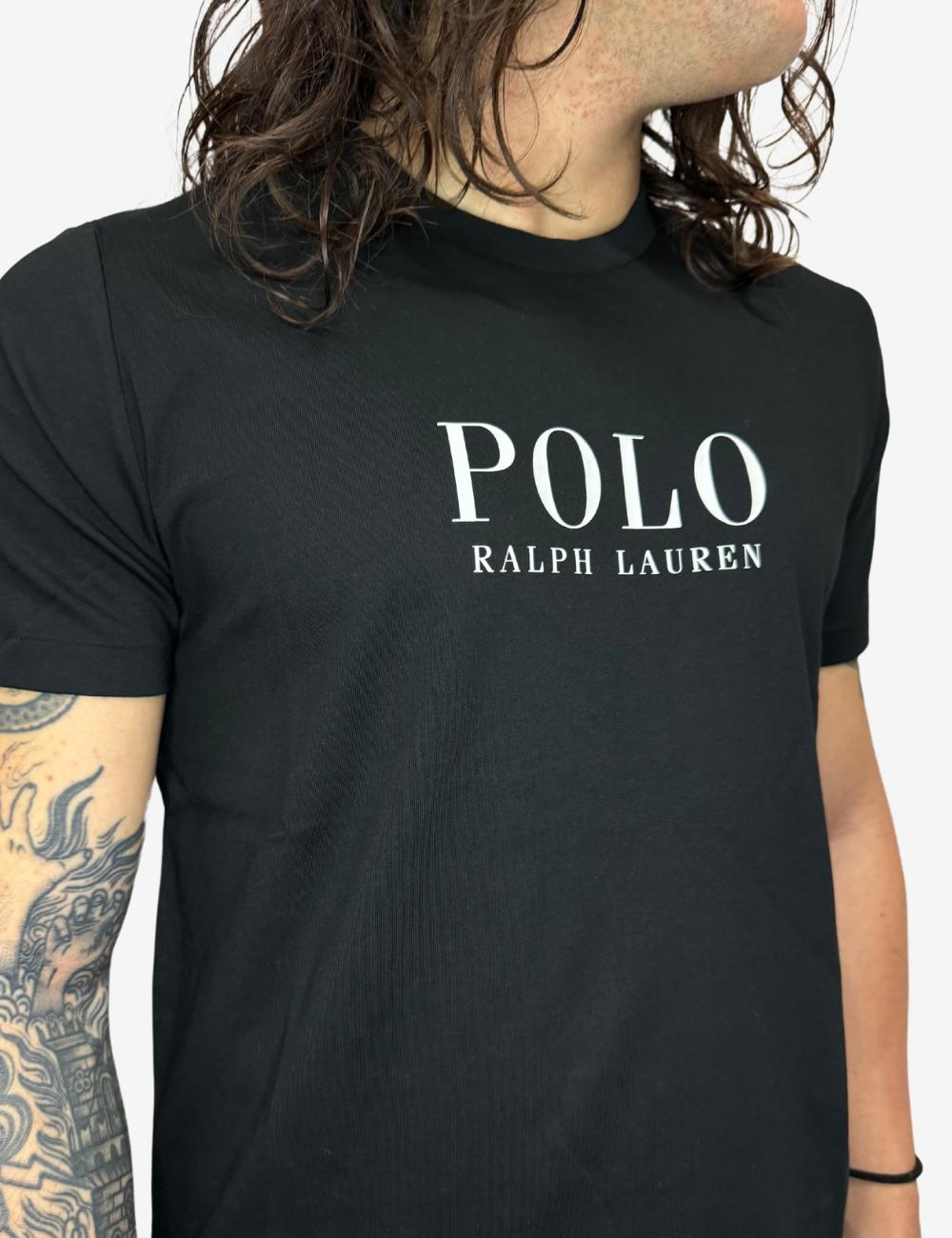 T-Shirt Polo Ralph Lauren con logo e ricamo uomo
