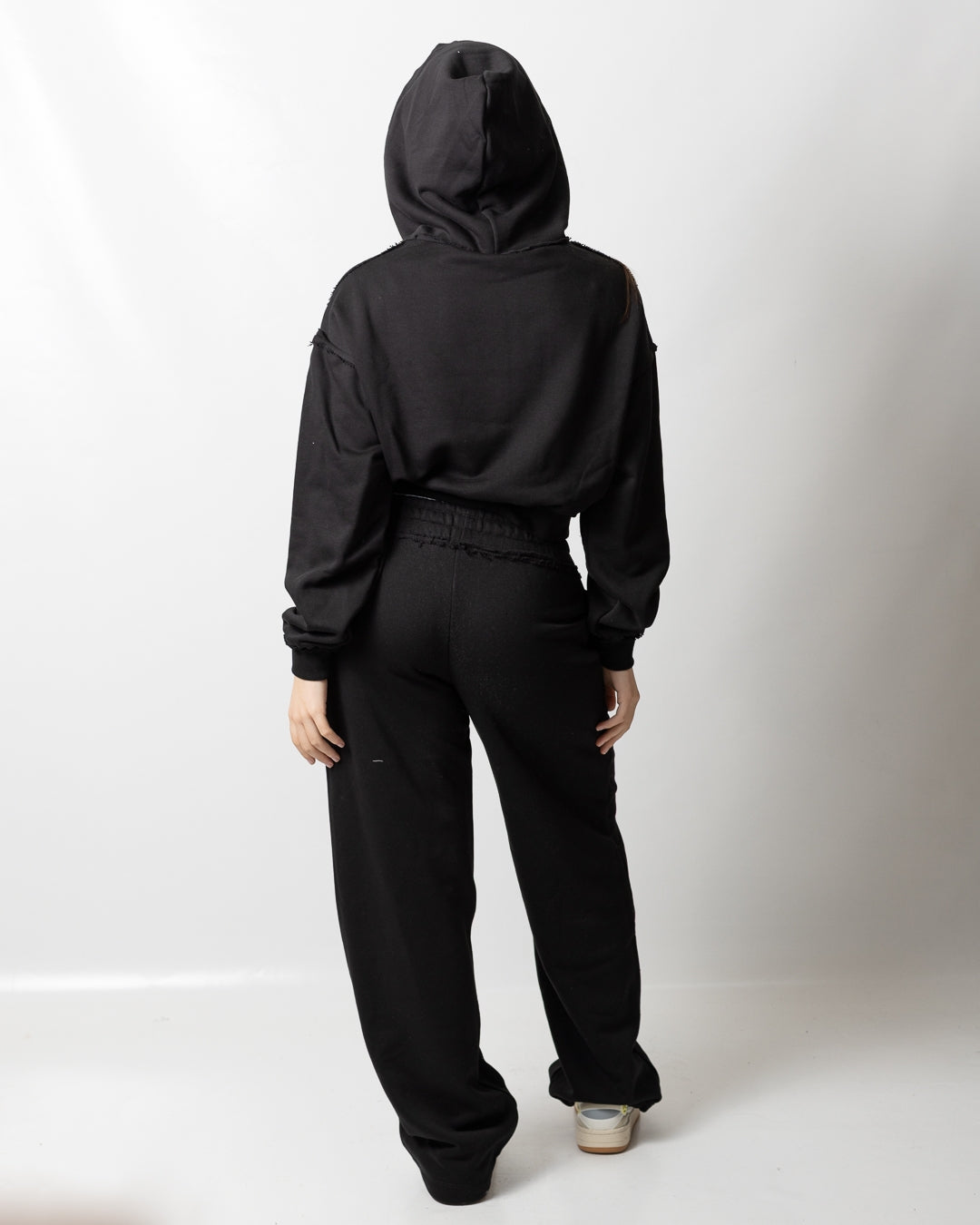 Felpa Comme des Fuckdown fullzip con cuciture a taglio vivo donna