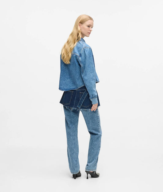 Jeans Karl Lagerfeld Jeans straight con minigonna donna