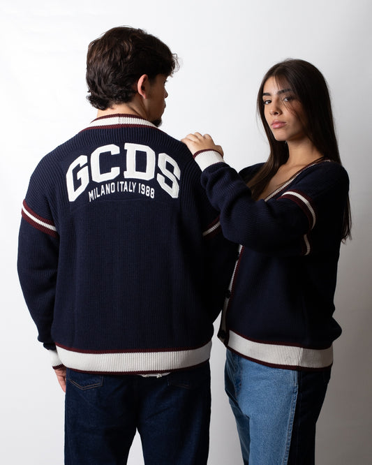 Cardigan GCDS "Logo Lounge College"