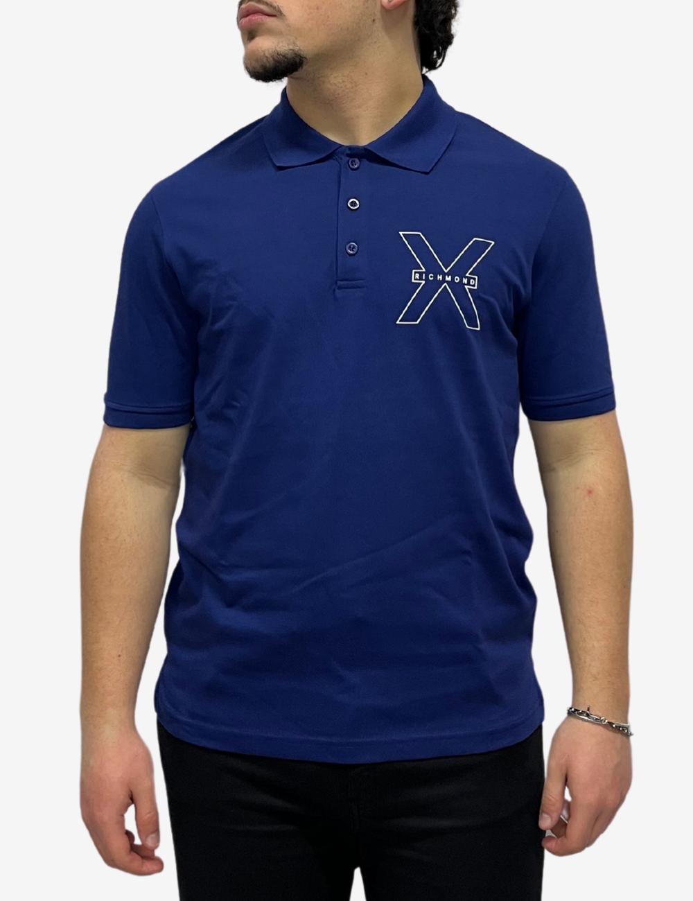 Polo Richmond X con logata uomo