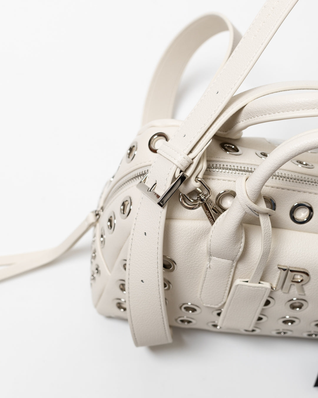 Borsa John Richmond in ecopelle con manici e occhielli metallici donna