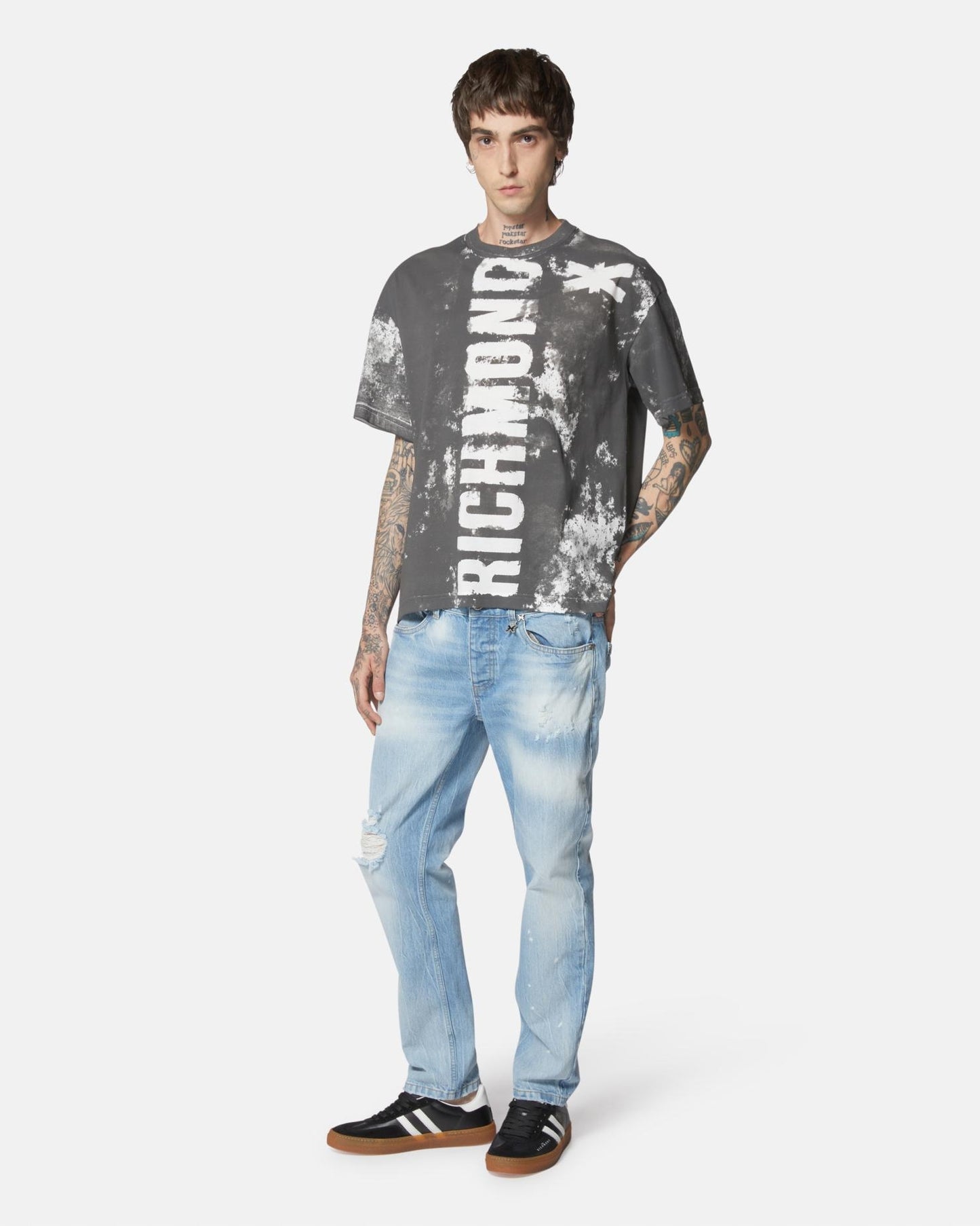 T-Shirt Richmond X con stampa all-over uomo