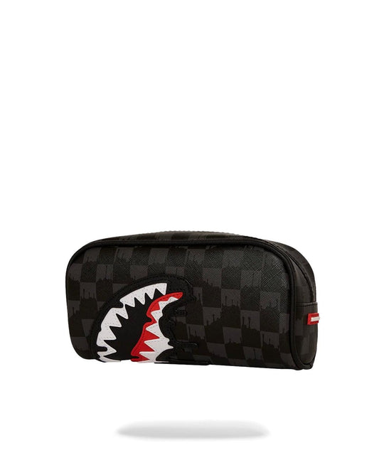 Pochette Sprayground nero Dripping sharks in paris pencil pouch