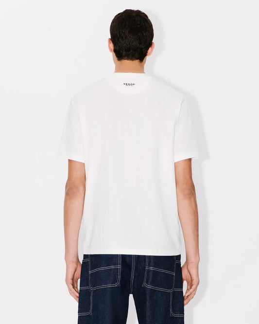 T-Shirt Kenzo con logo boke flower in ricamo