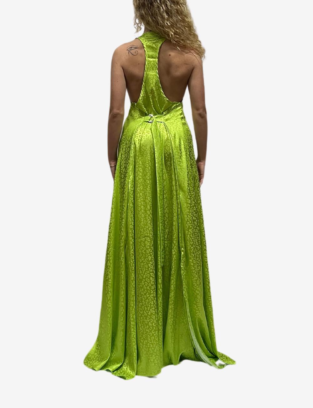 Abito Jaycì in raso animalier donna