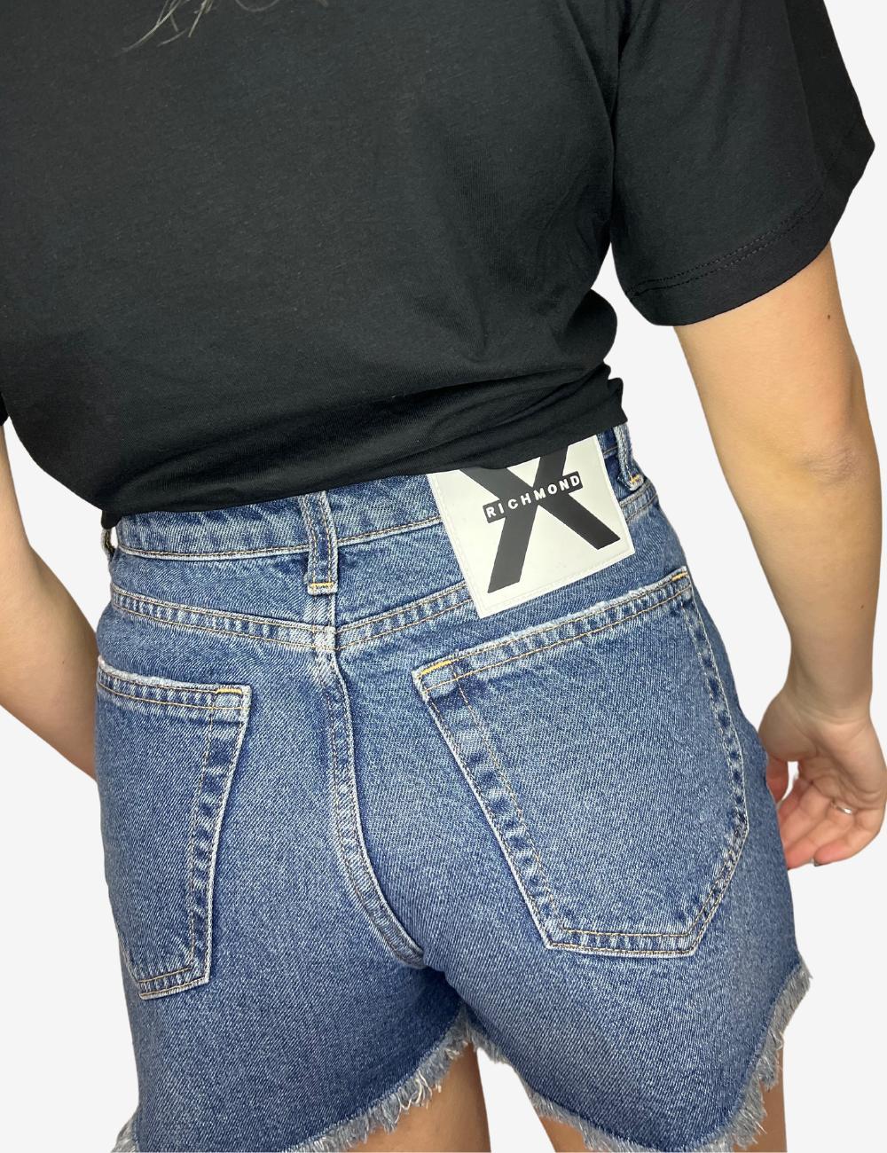 Short Richmond X in denim donna