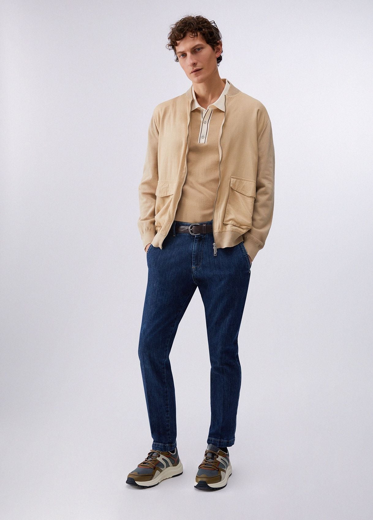 Maglia Liu Jo fullzip con tasche uomo