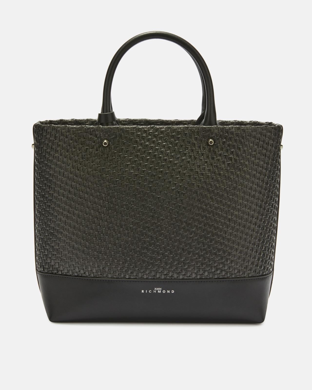 Borsa John Richmond tote effetto paglia donna