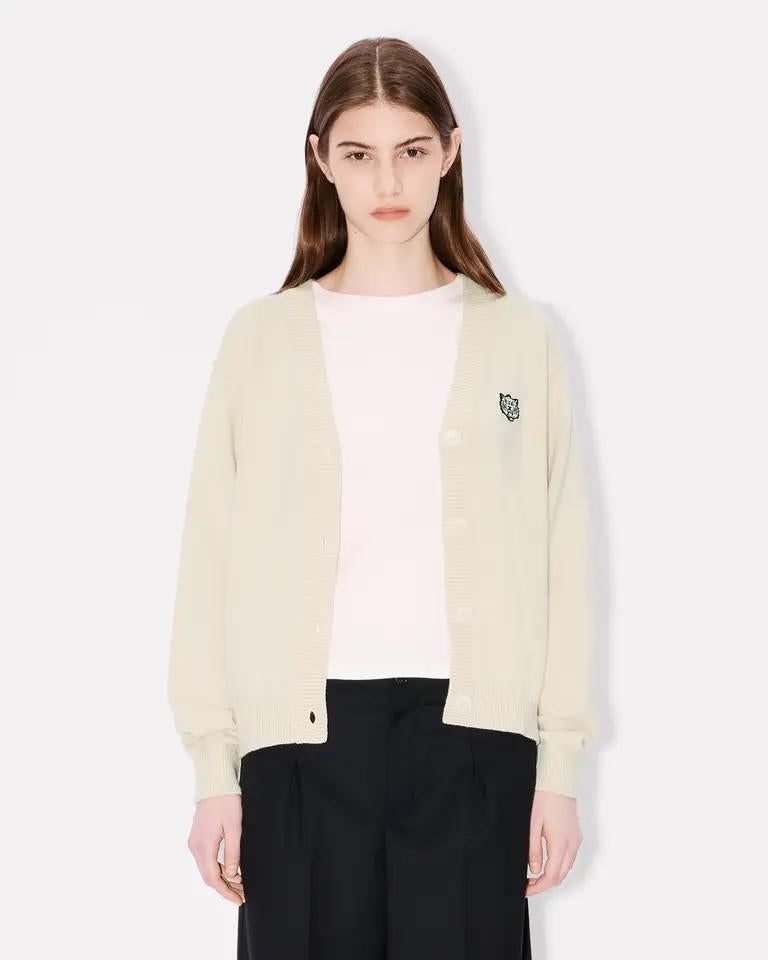 Cardigan Kenzo Paris "Happy Tiger" in misto lana donna