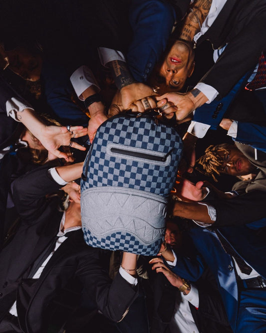 Zaino Sprayground denim WARP & WEFT IN PARIS BACKPACK
