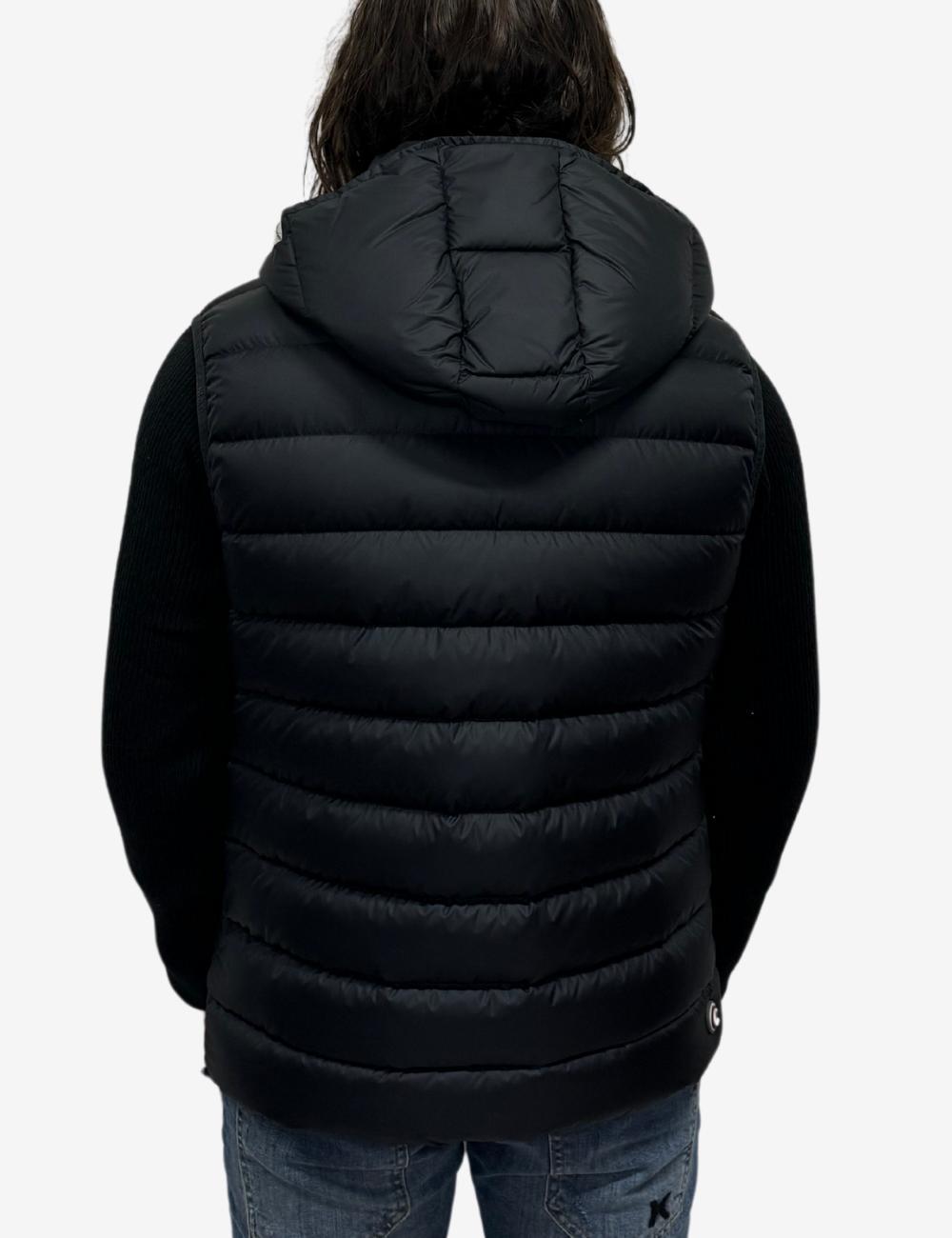 Gilet Colmar in piuma con cappuccio staccabile