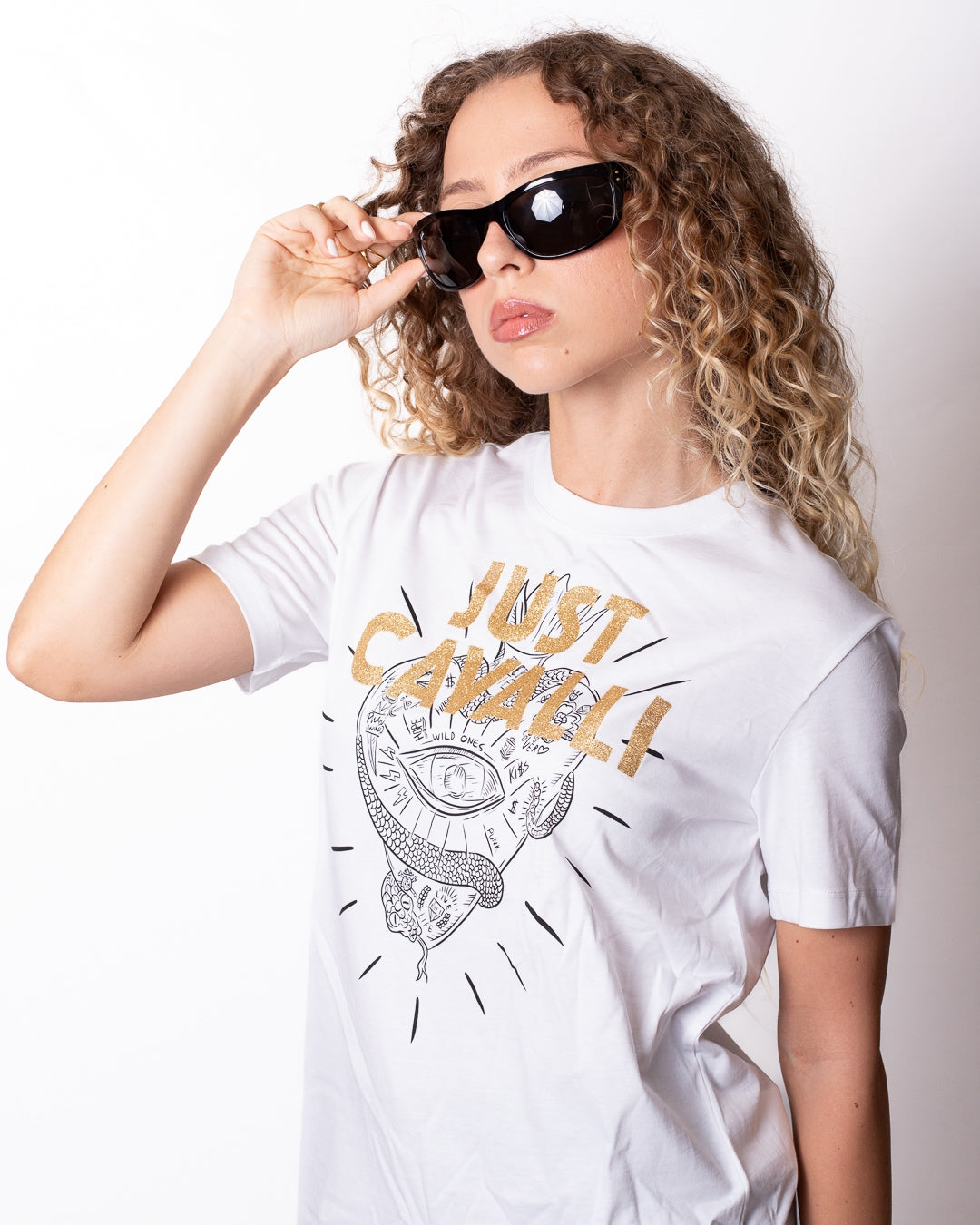 T-Shirt Just Cavalli "Heart Tatoo" donna