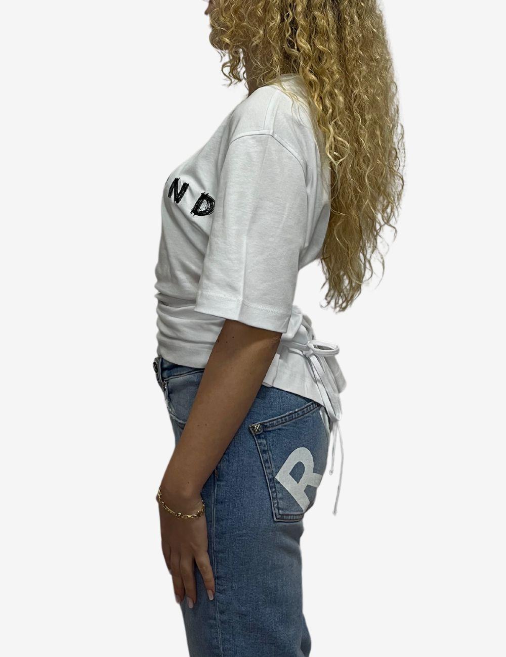T-Shirt John Richmond con intreccio donna