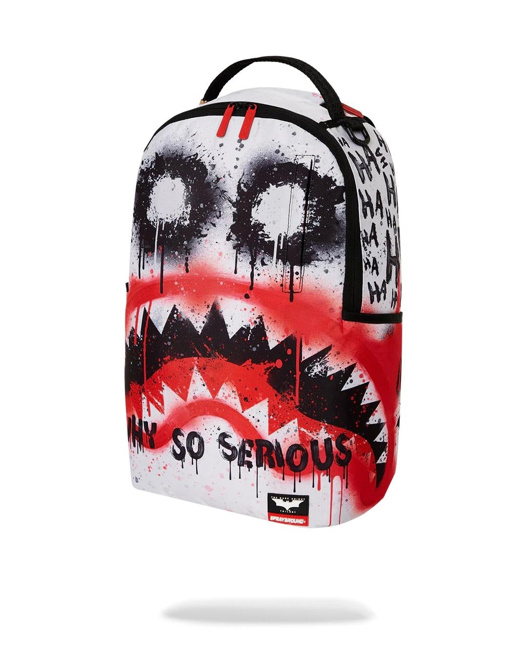 Zaino Sprayground bianco The Joker shark mouth dlxr backpack