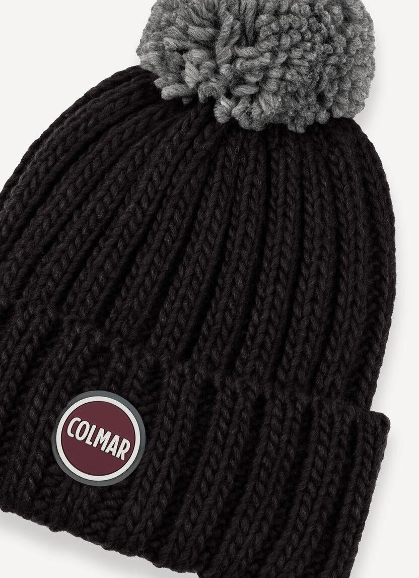 Cappello Colmar in misto lana con pon pon