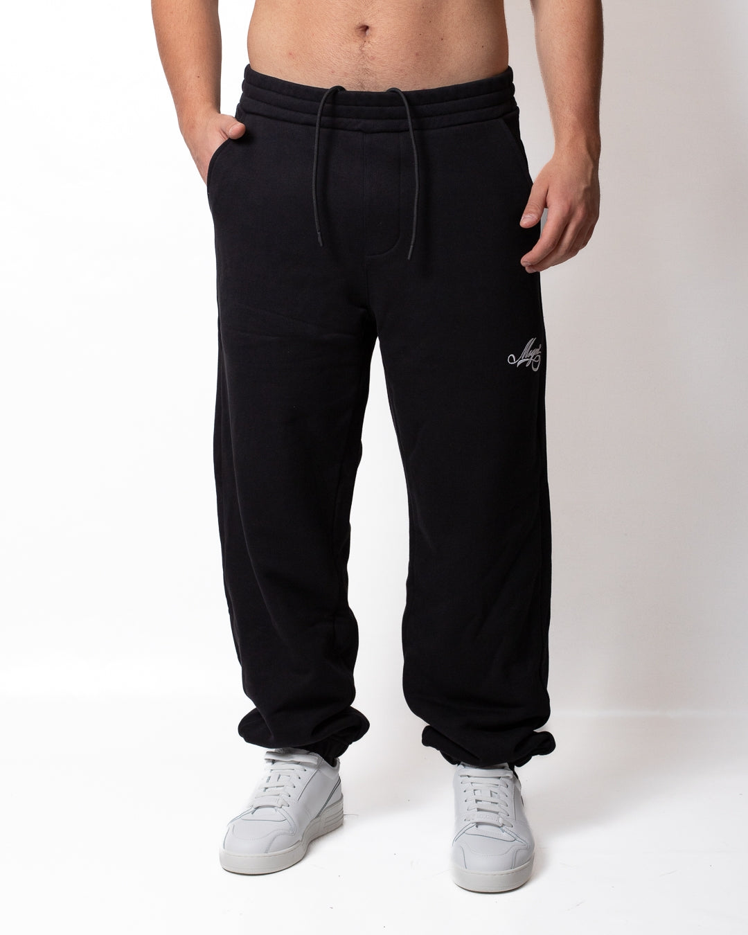 Pantalone MSGM in felpa con logo ricamato