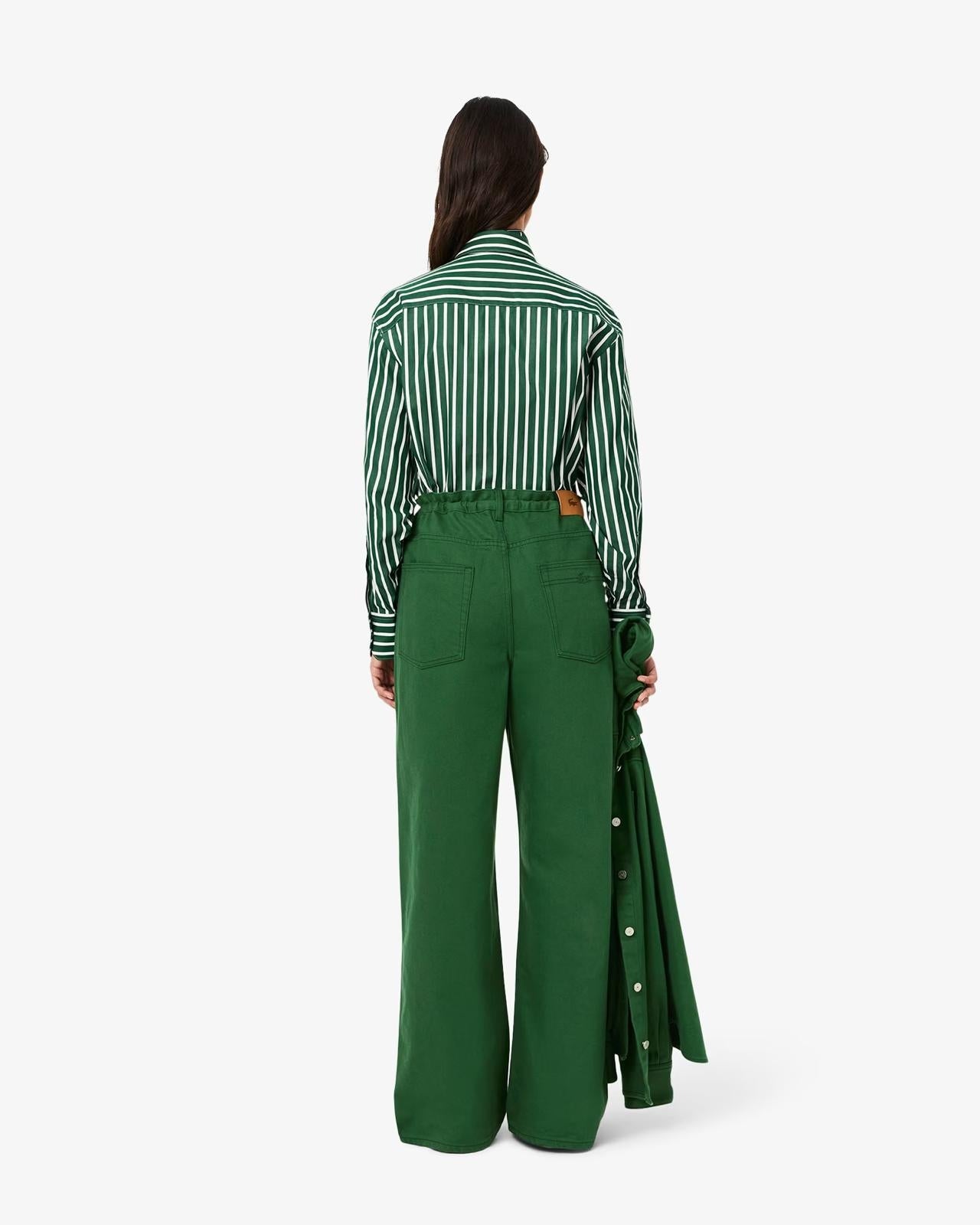 Pantalone Lacoste wide fit con coulisse donna