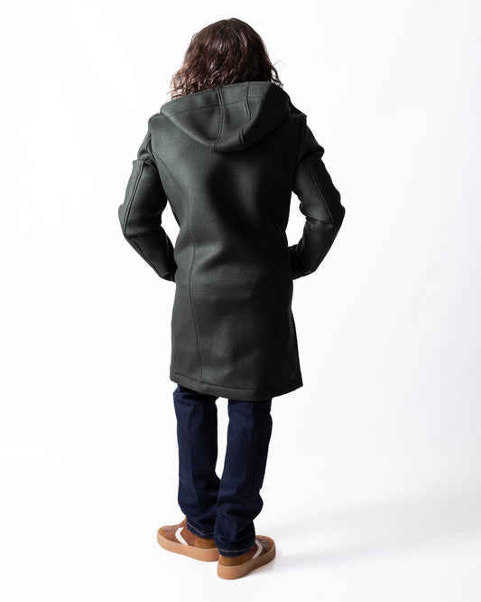 Cappotto Colmar lungo in panno di lana con cappuccio uomo