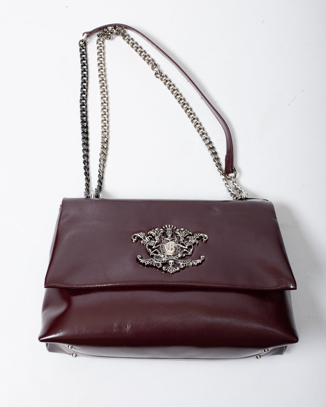 Borsa John Richmond "Shoulder Bag" in ecopelle verniciata donna