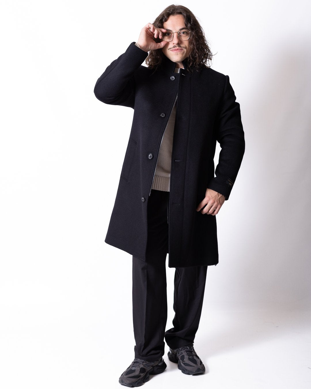Cappotto Liu Jo lana e cashmere monopetto