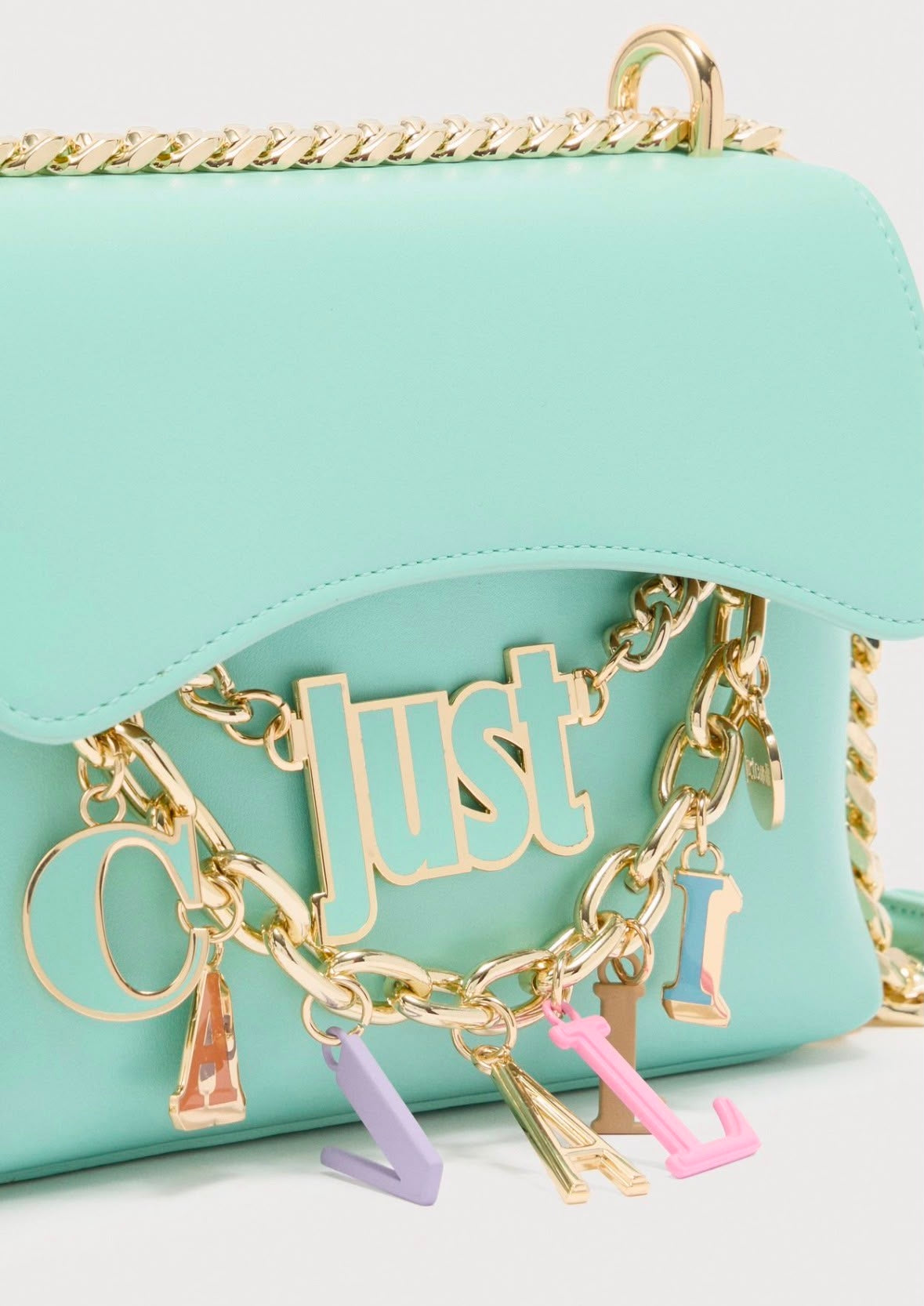 Borsa Just Cavalli con charms logati donna