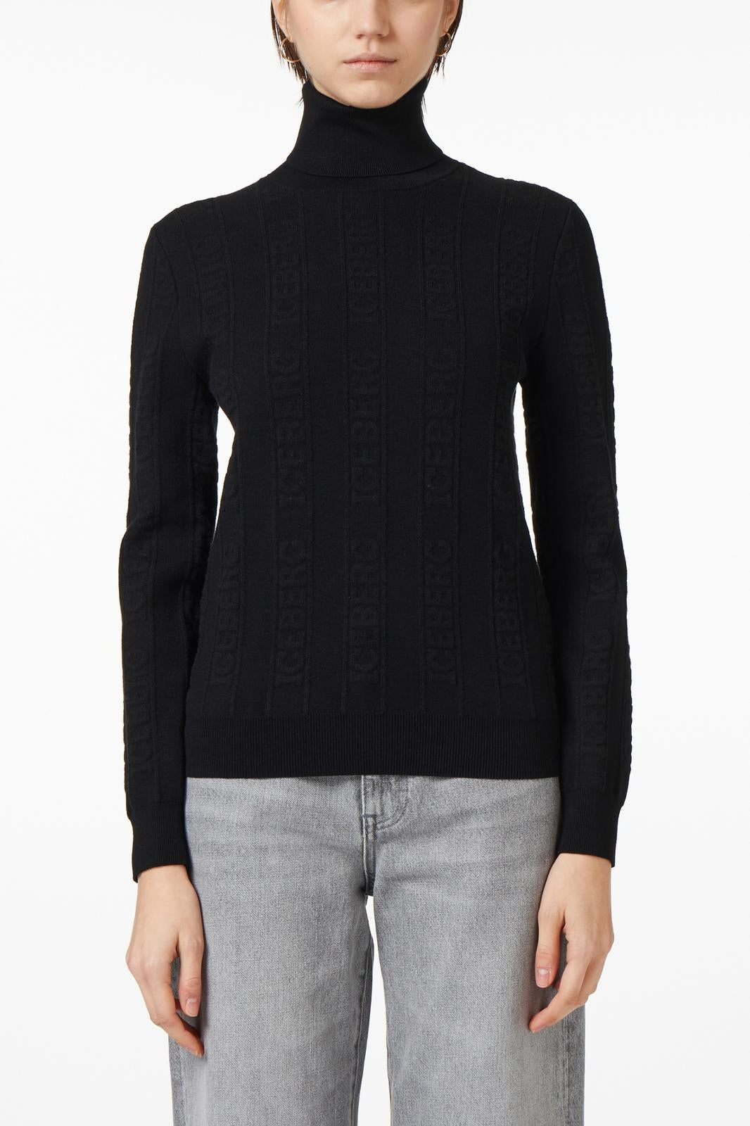Maglia Iceberg lupetto in misto lana donna