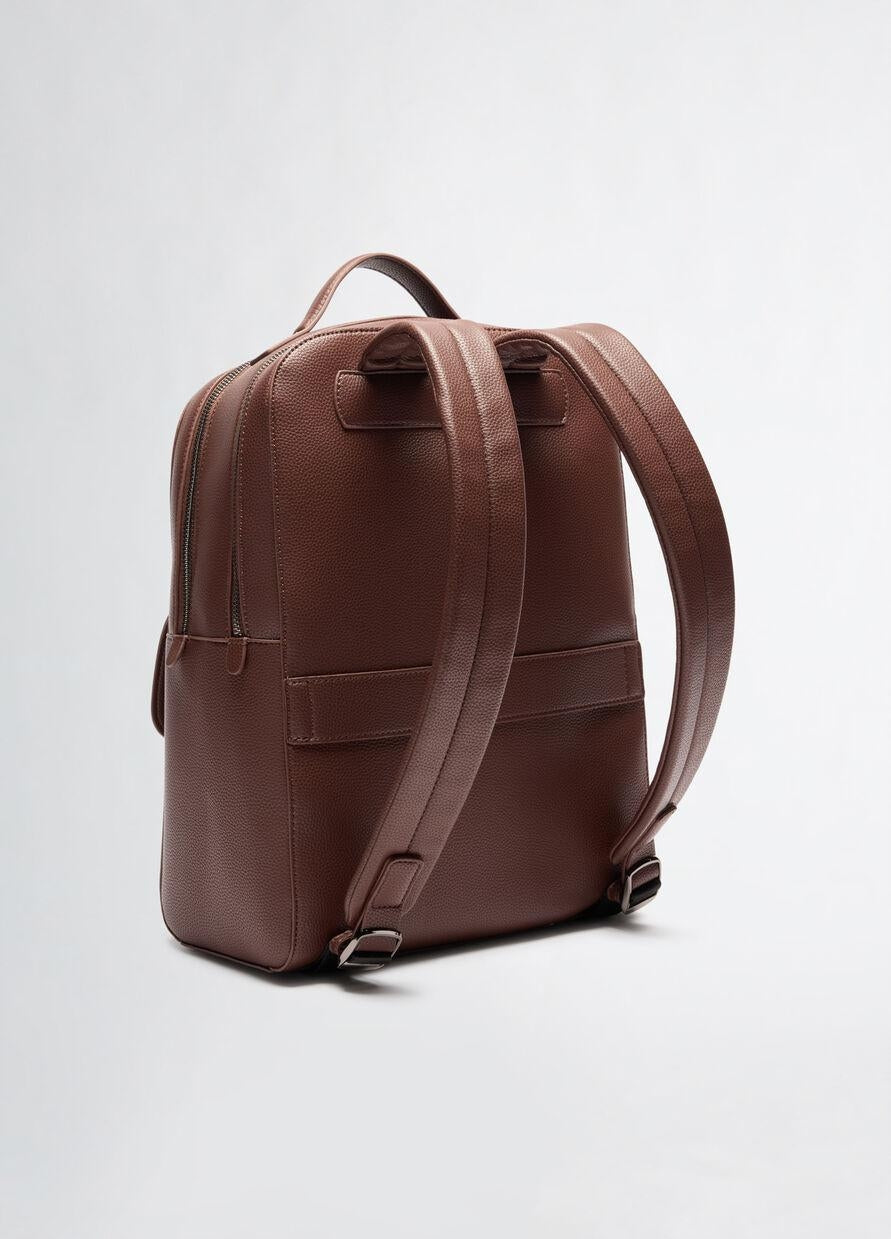Zaino Liu Jo in pelle con placca in metallo