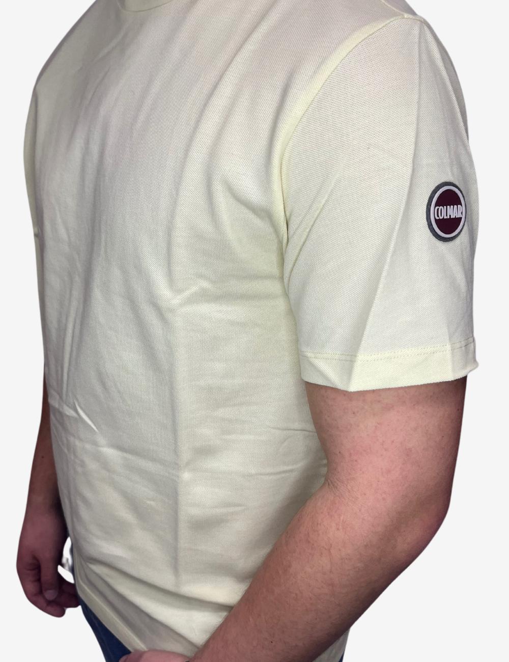 T-Shirt Colmar in piquet con logo uomo