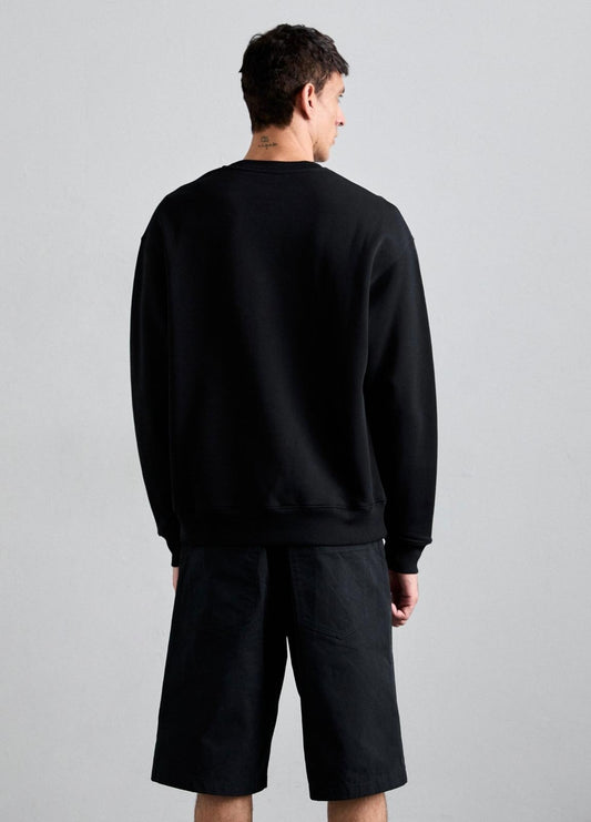 Felpa Moschino girocollo "Laurel Crown" uomo