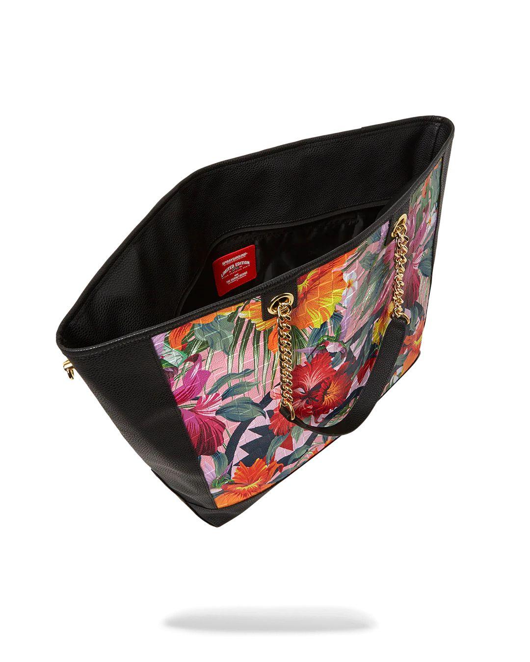 Borsa Sprayground nero hummingbird shark precision tote