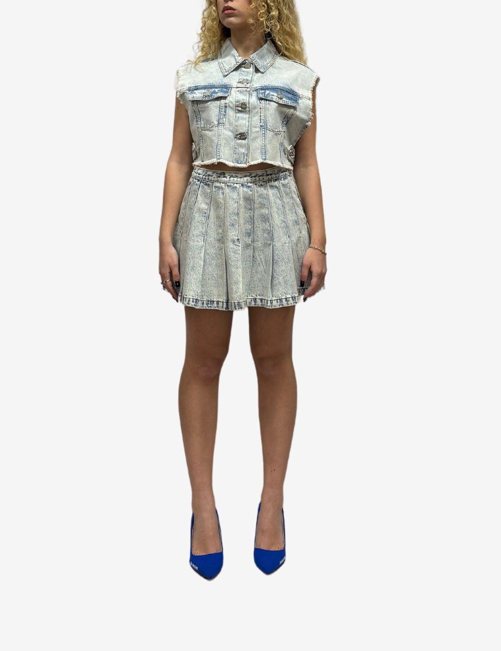 Gonna Silvian Heach in denim donna