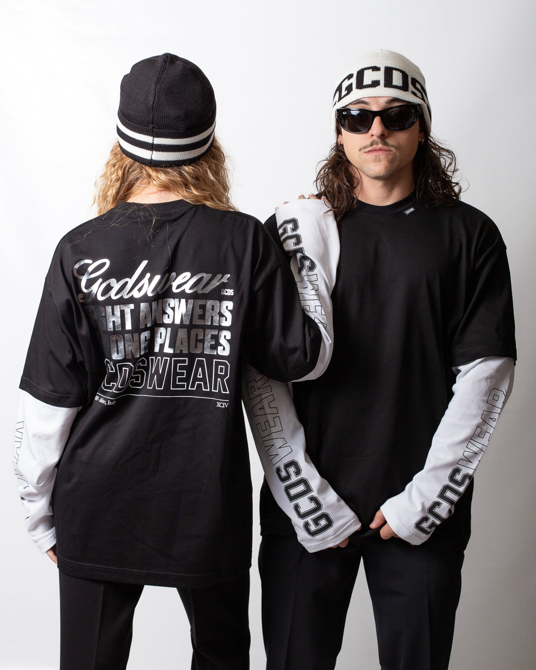 T-Shirt GCDS a manica lunga con stampa