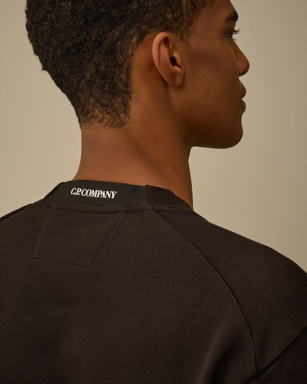 Felpa C.P. Company girocollo "Diagonal Raised" uomo