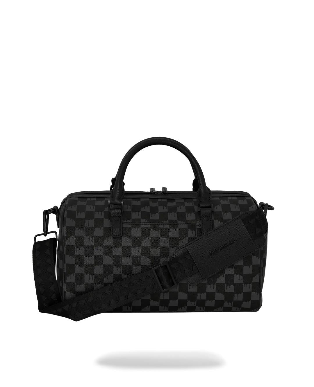 Borsa Sprayground nero Dripping sharks in paris mini duffle