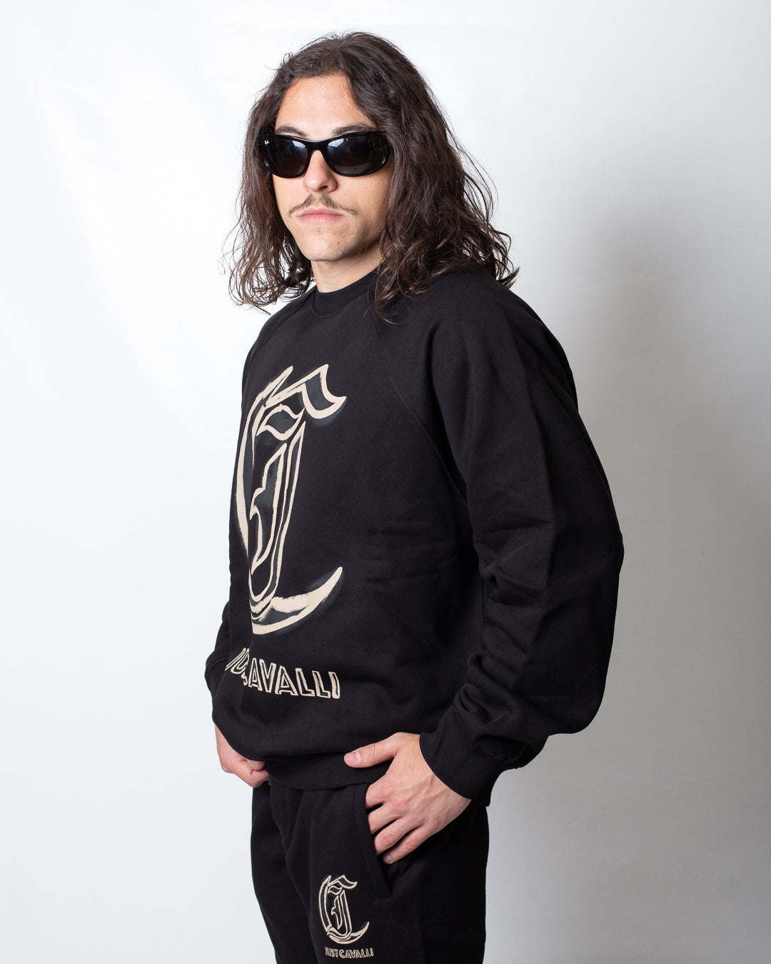 Felpa Just Cavalli "JC Shaded" uomo