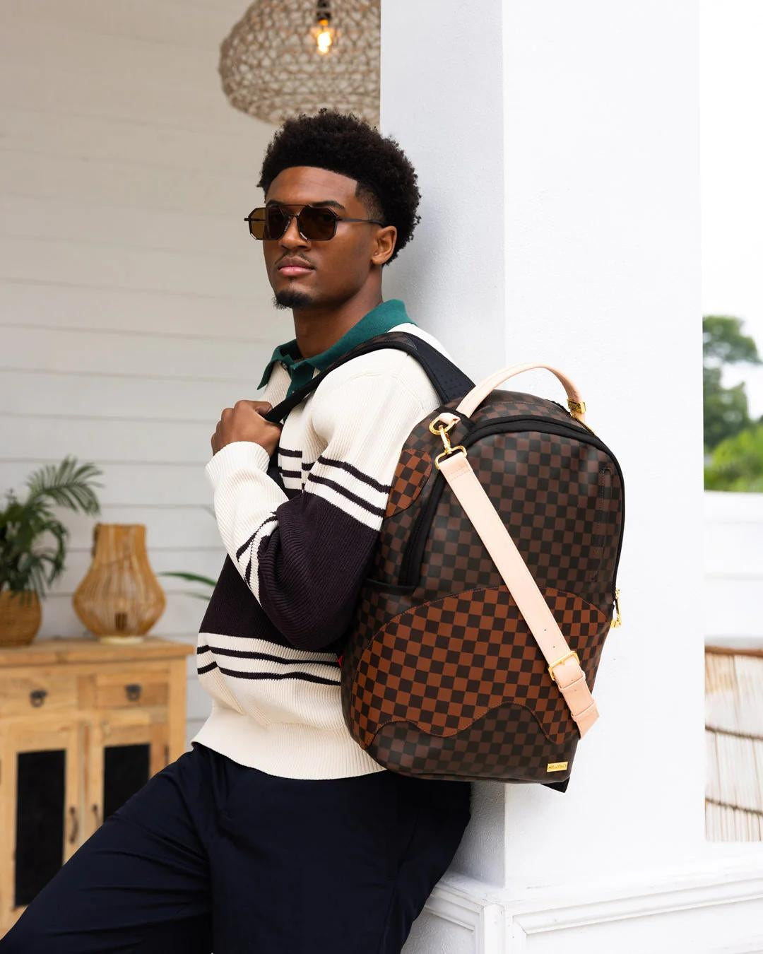 Zaino Sprayground marrone boujee strap backpack