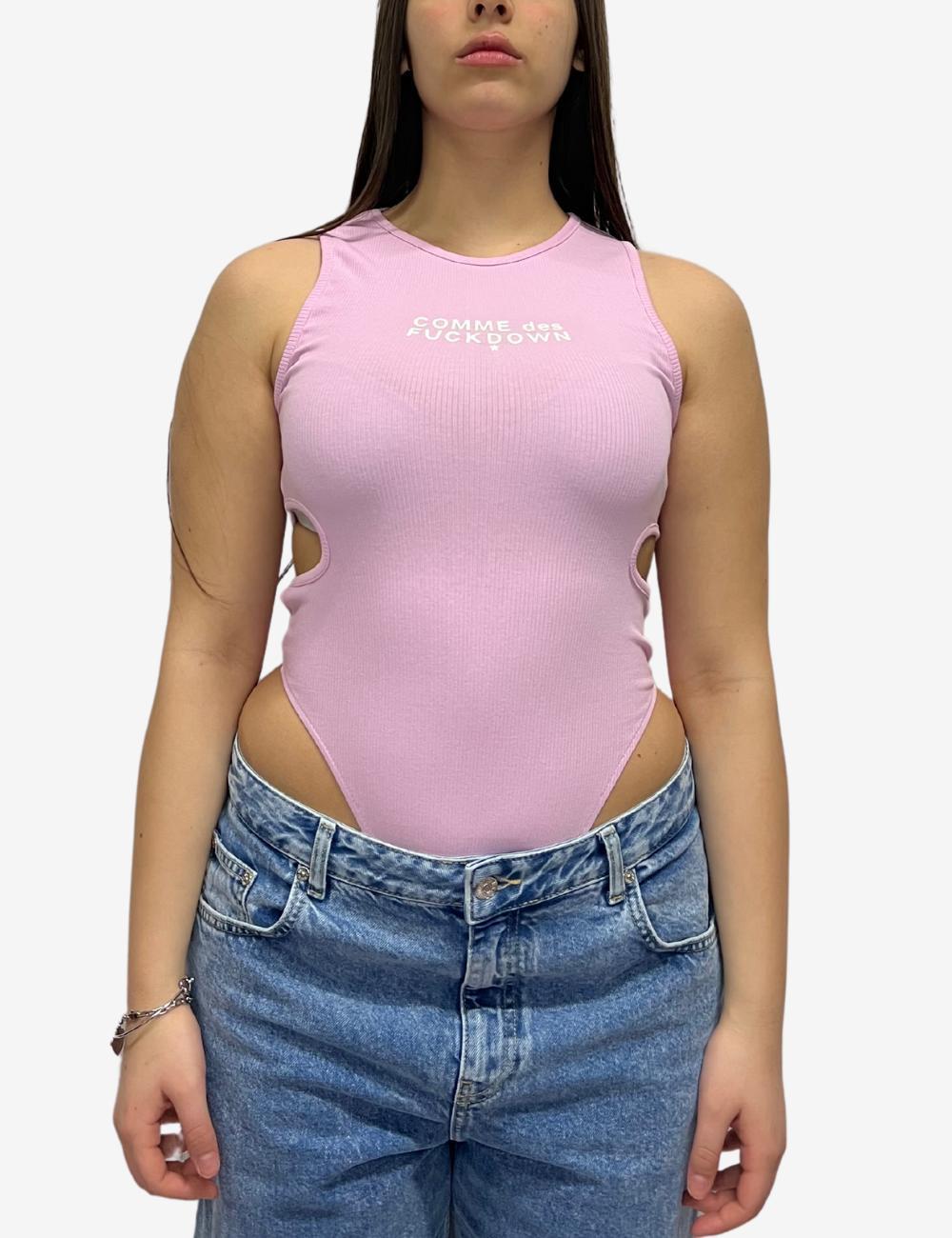 Body Comme des fuckdown con logo donna