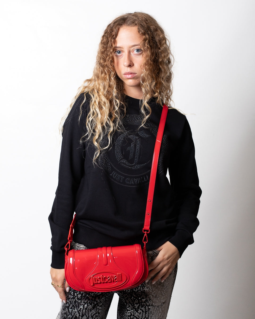 Borsa Just Cavalli "Galaxy" in vernice donna