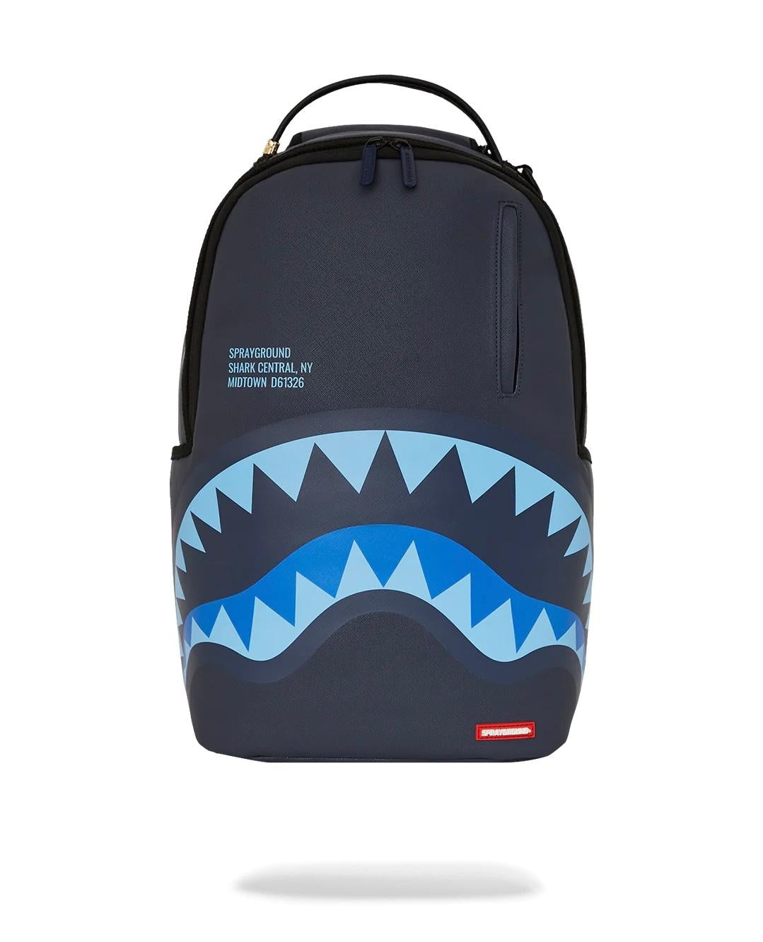 Zaino Sprayground blu Shark central midnight blue dlxsv backpack