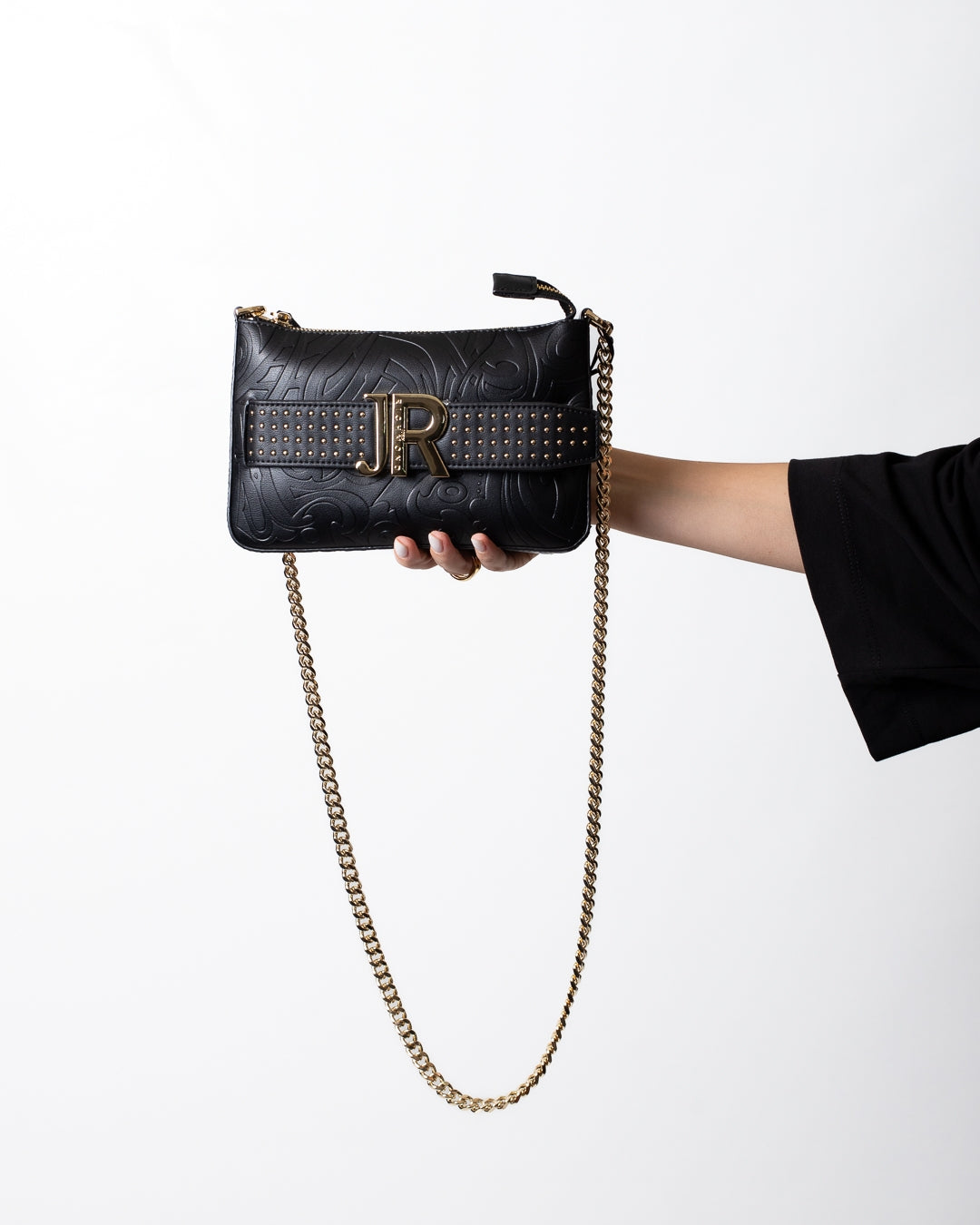 Borsa John Richmond "Shoulder Bag" jacquard donna