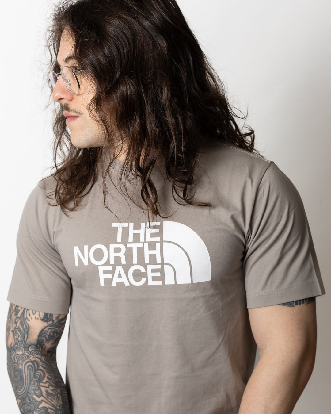 T-Shirt The North Face regular maxi logo uomo