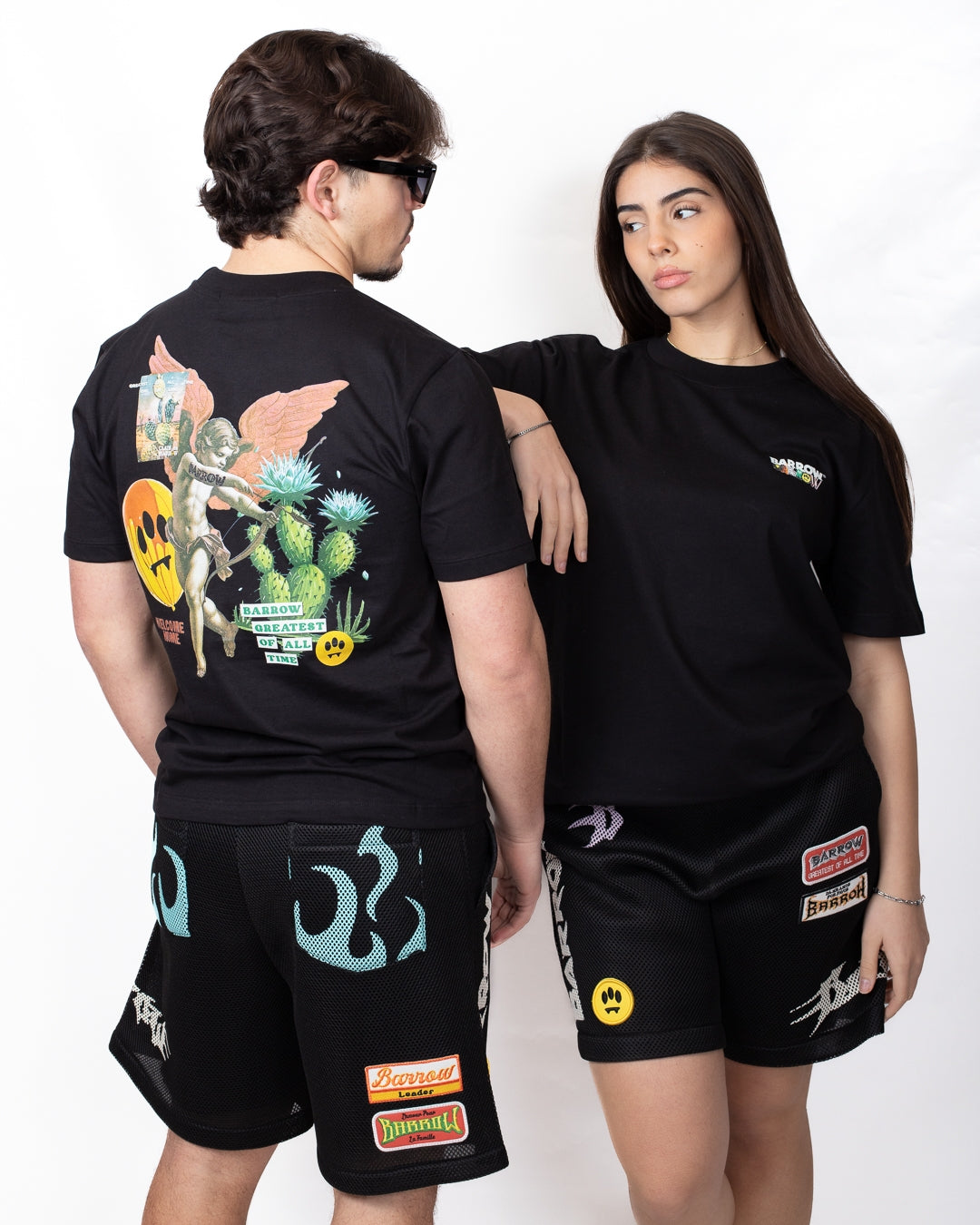 T-Shirt Barrow con stampa patch