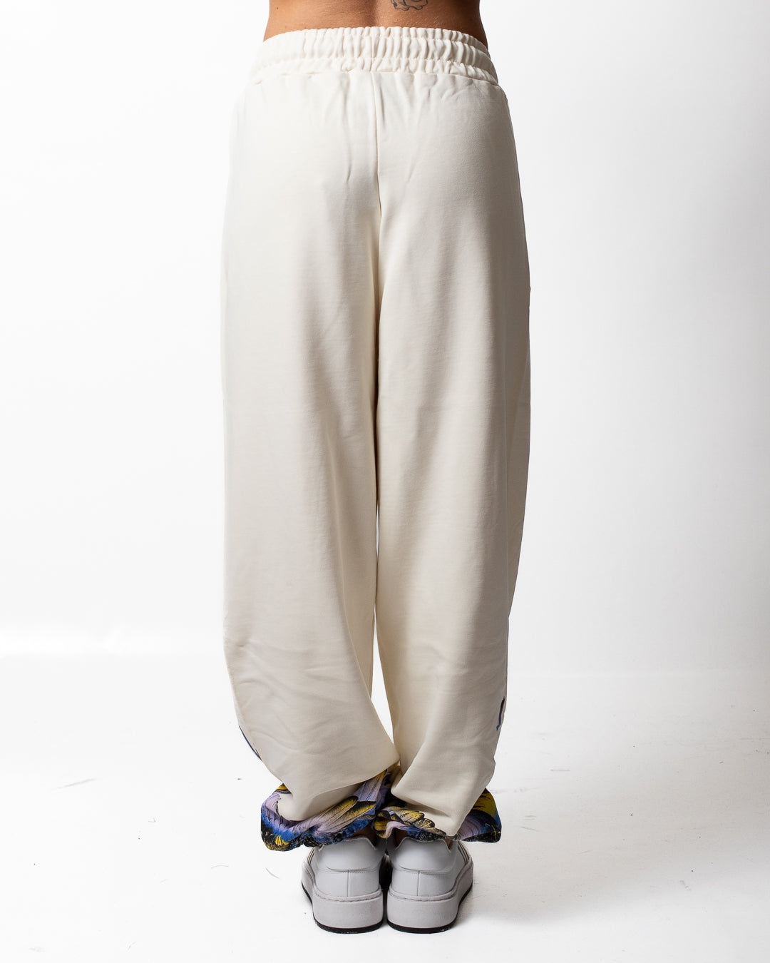 Pantalone Marcelo Burlon in felpa "Wings" donna