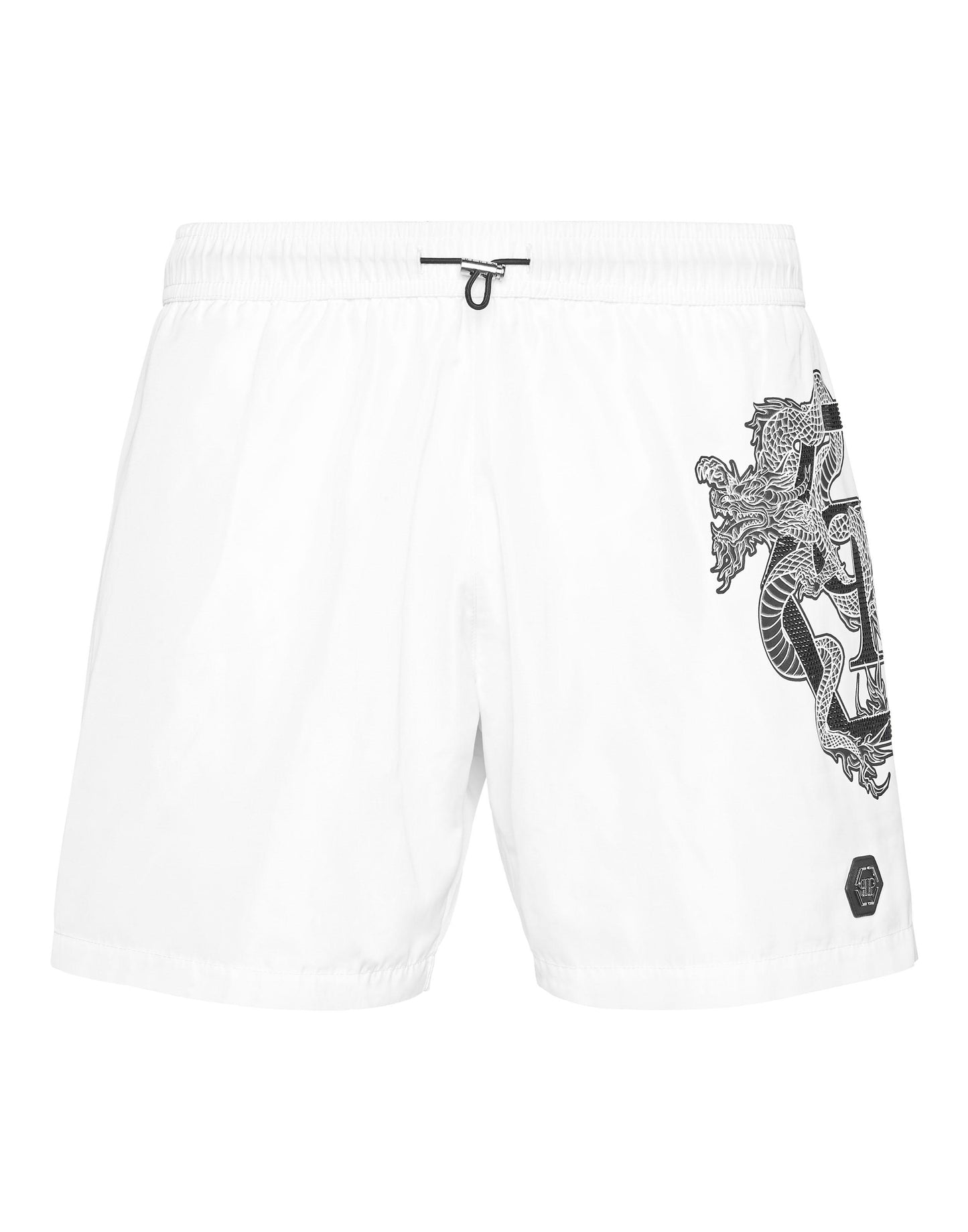 Boxer mare Philipp Plein con stampa "dragon" e applicazione uomo