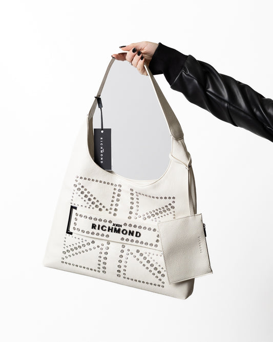 Borsa John Richmond in pelle con borchie e gioielli donna