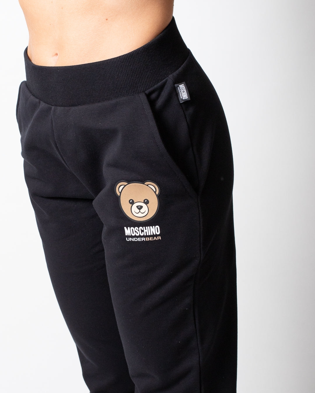 Pantalone Moschino Underwear in felpa con logo Teddy donna